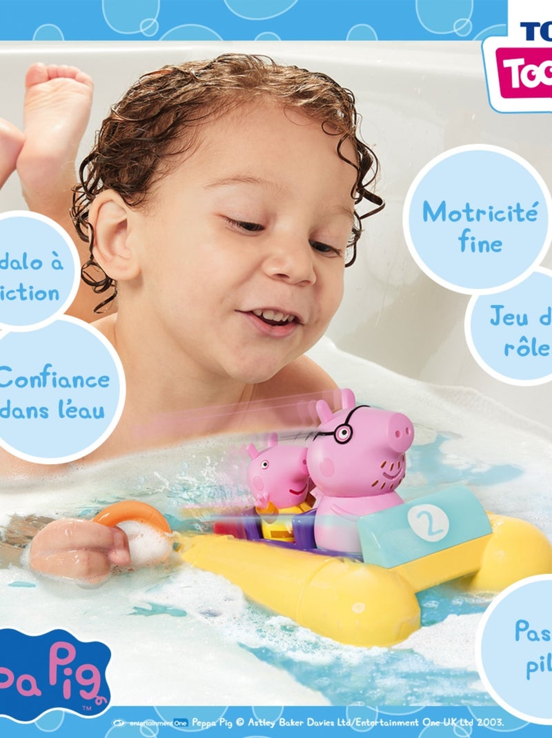 Jouet de bain - mon pédalo à tirer peppa pig Multicolore - Kiabi