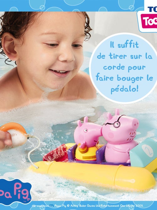 Jouet de bain - mon pédalo à tirer peppa pig - Kiabi