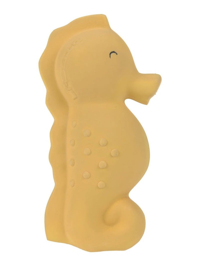Jouet de bain caoutchouc naturel Hippocampe Jaune - Kiabi