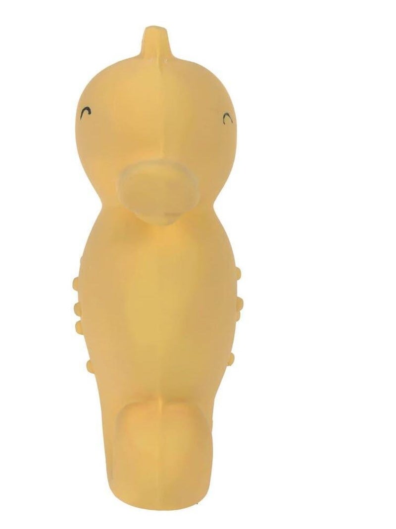 Jouet de bain caoutchouc naturel Hippocampe Jaune - Kiabi