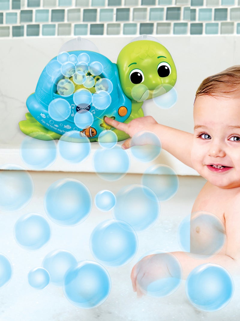 Jouet de bain Juju ma tortue magi bulles Bleu - Kiabi