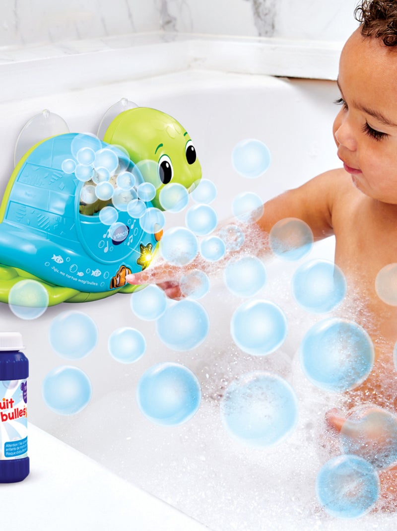 Jouet de bain Juju ma tortue magi bulles Bleu - Kiabi