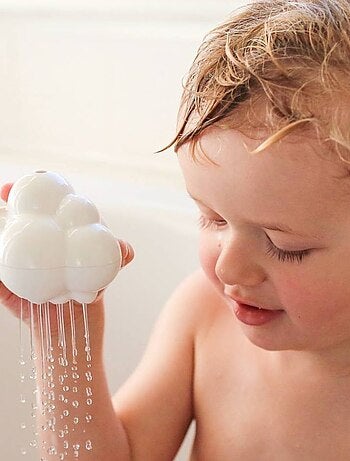 Jouet de bain Nuage de pluie blanc