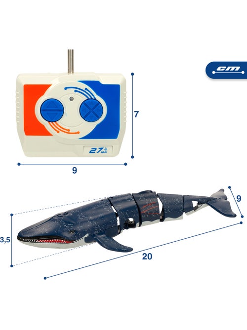 Jouet de baleine télécommandée 20 cm racing boat - Kiabi