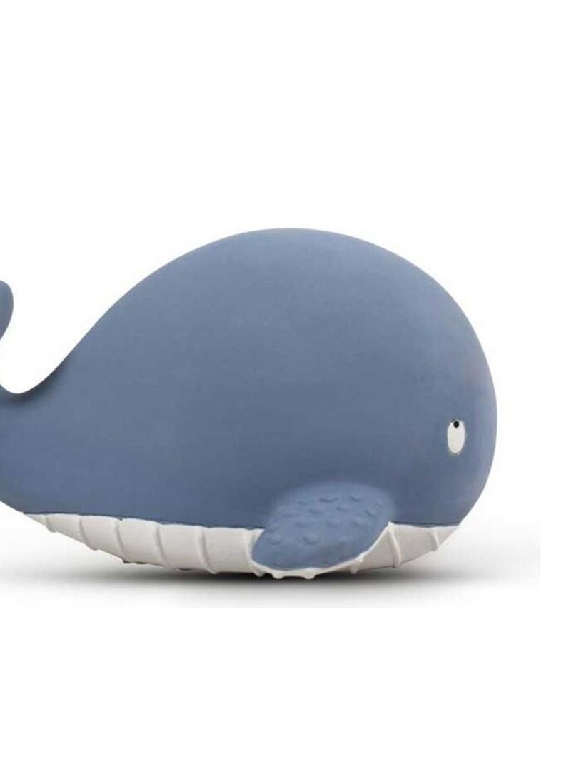Jouet de dentition en caoutchouc naturel Christian la baleine Bleu - Kiabi