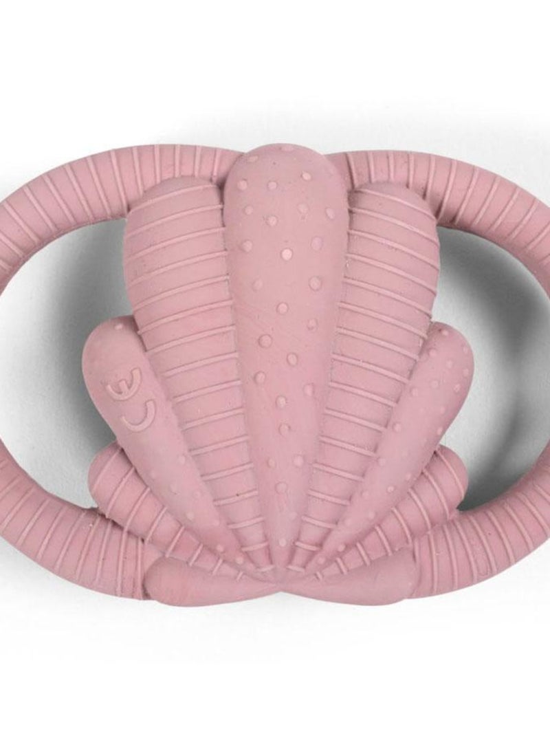 Jouet de dentition en caoutchouc naturel Coquillage Rose - Kiabi
