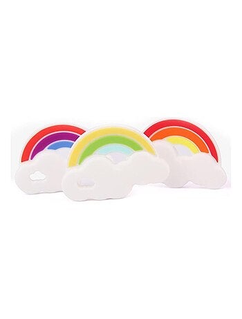 Jouet de Dentition Non Toxique Arc en Ciel