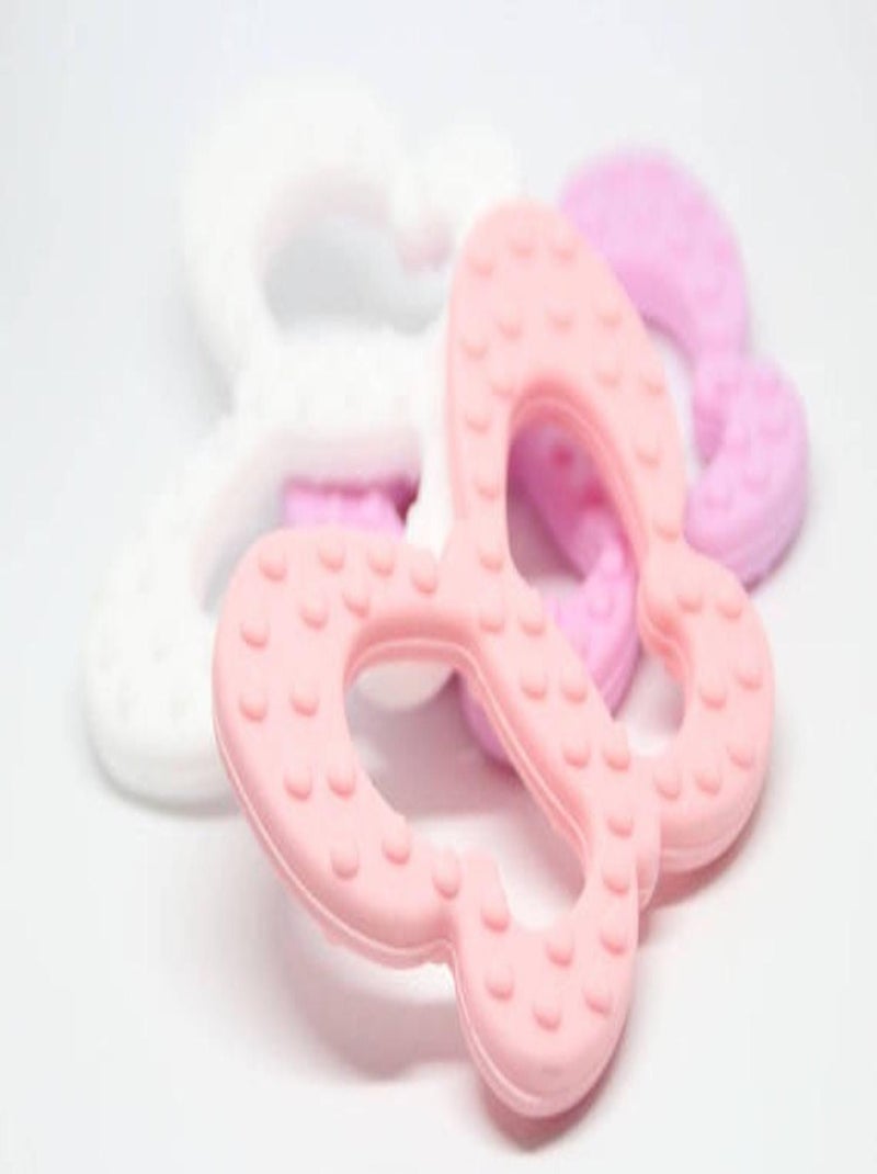 Jouet de Dentition Non Toxique Papillon Rose - Kiabi