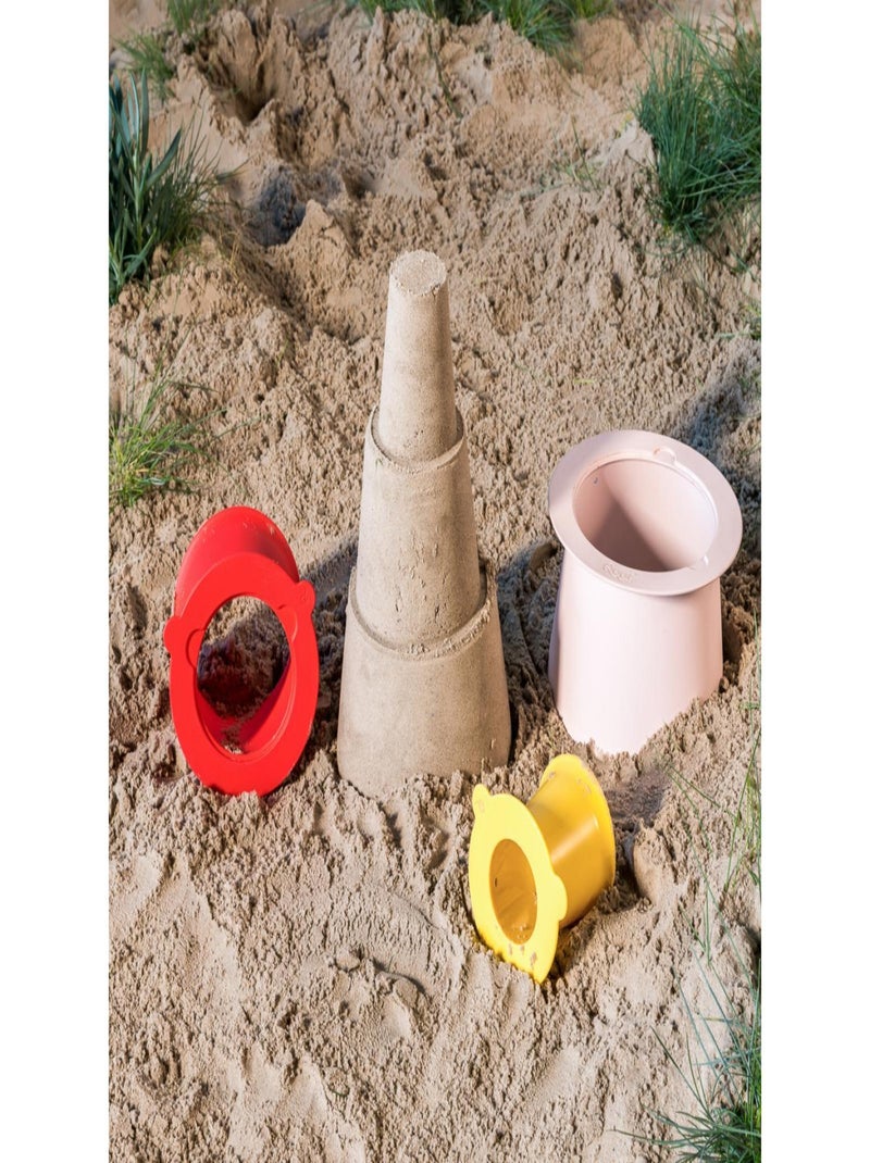 Jouet de plage tour Alto cerise et jaune banane Rose - Kiabi