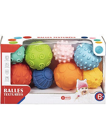 Jouet d'éveil - 8 Balles Texturées