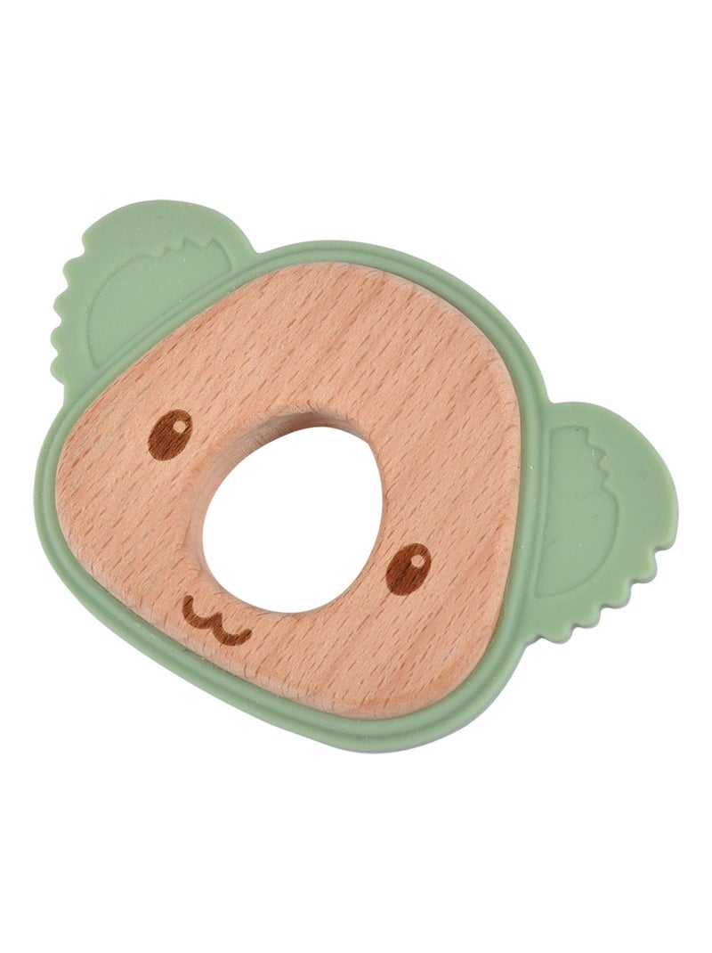Jouet d'éveil avec oreilles en silicone Marron foncé - Kiabi