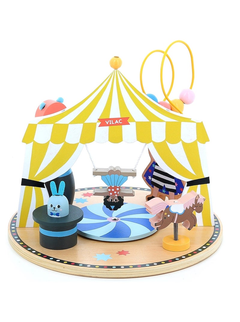 Jouet d'éveil Circus Beige - Kiabi