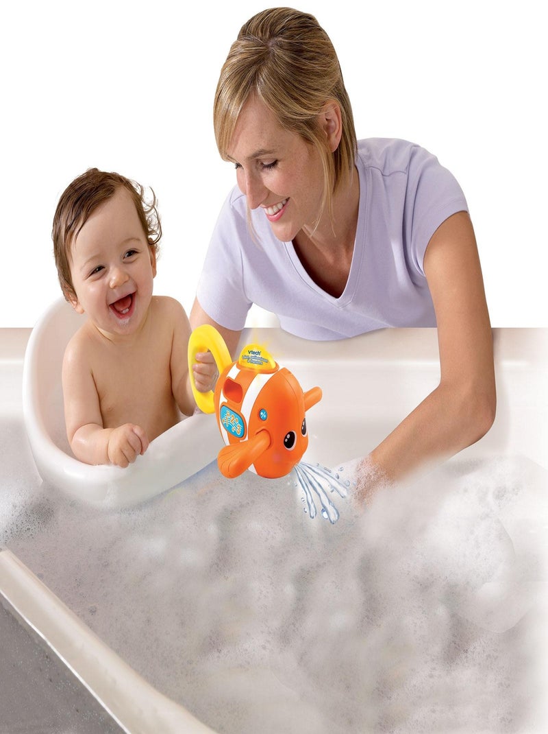 Jouet d'éveil de bain musical Léon, p'tit poisson à chansons Orange - Kiabi