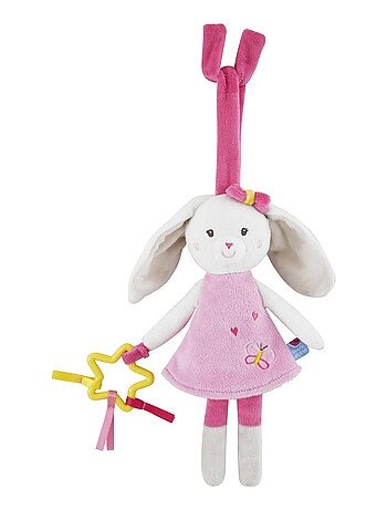JOUET D'EVEIL LAPIN ROSE