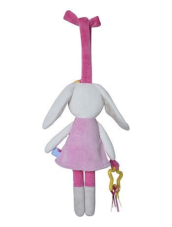 JOUET D'EVEIL LAPIN ROSE