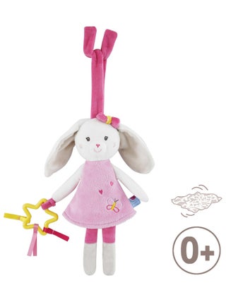 JOUET D'EVEIL LAPIN ROSE