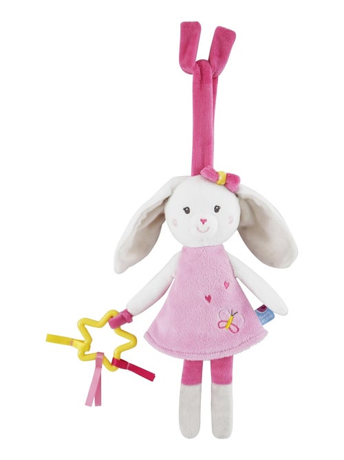 JOUET D'EVEIL LAPIN ROSE - Kiabi