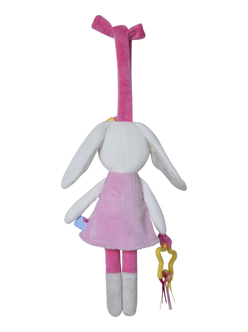 JOUET D'EVEIL LAPIN ROSE Rose - Kiabi