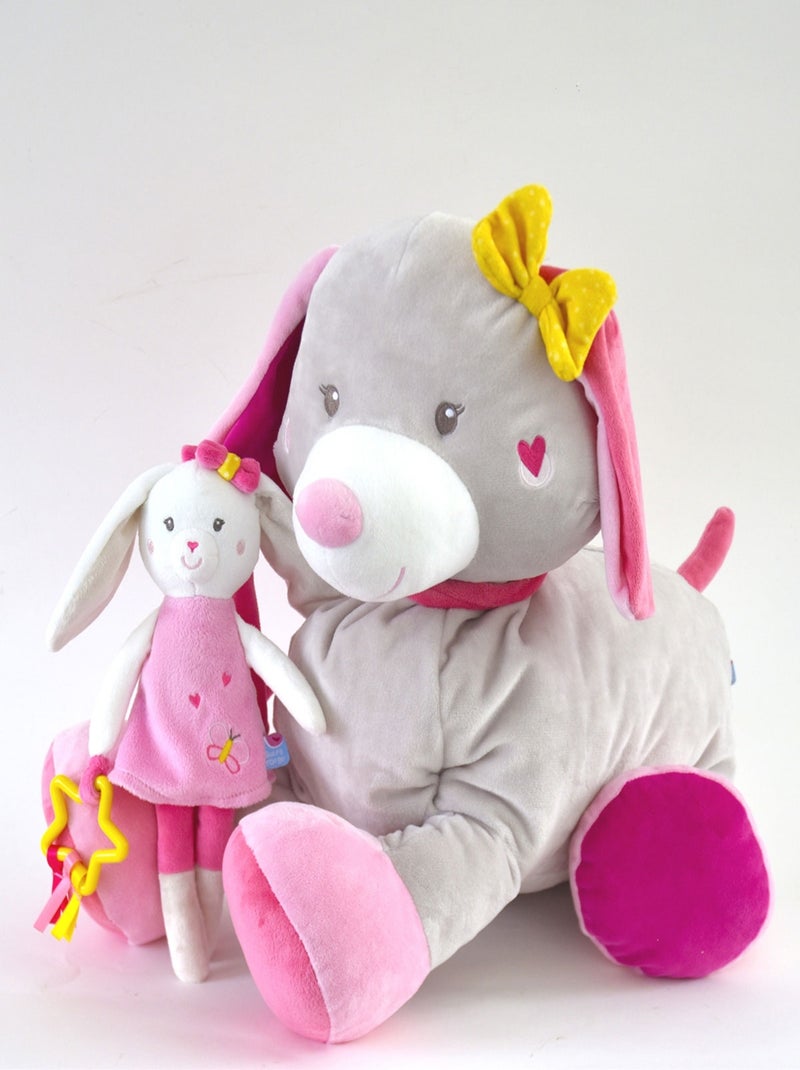 JOUET D'EVEIL LAPIN ROSE Rose - Kiabi