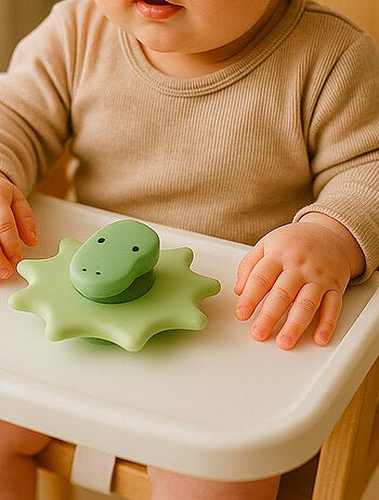 Jouet d'éveil spinner à ventouse dinosaure Little L
