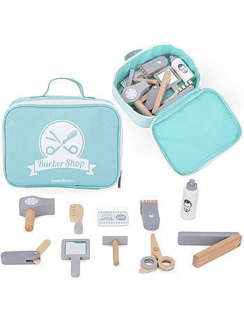 Jouet d'imitation coiffeur en bois avec sac enfant mamabrum