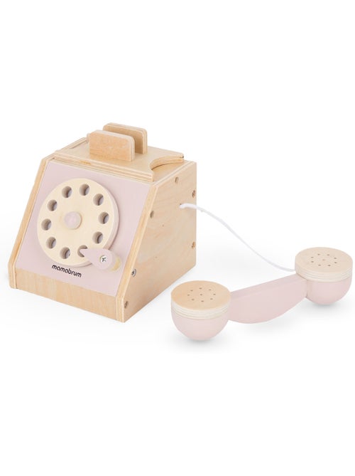 Jouet d'imitation-telephone bois vintage enfant cadran rotatif mamabrum - Kiabi Jouet d'imitation-telephone bois vintage enfant cadran rotatif mamabrum - Kiabi