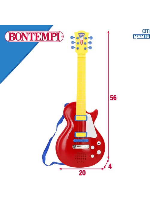 Jouet électrique guitare rock 56 cm bontempi - Kiabi