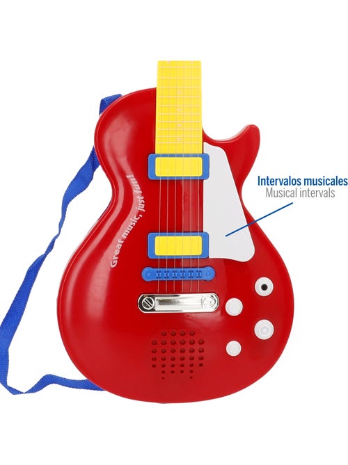 Jouet électrique guitare rock 56 cm bontempi - Kiabi
