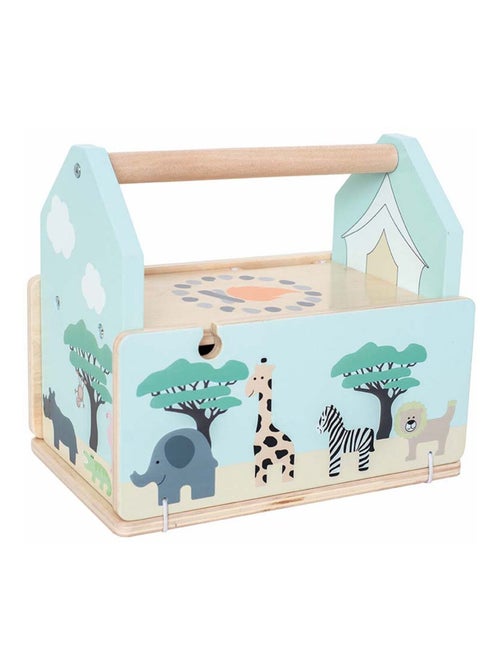 Jouet en bois - Coffret Circuit Safari JaBaDaBaDo - Kiabi