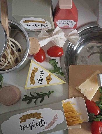 Jouet en bois - dinette - Pâtes JaBaDaBaDo