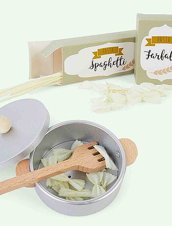 Jouet en bois - dinette - Pâtes JaBaDaBaDo