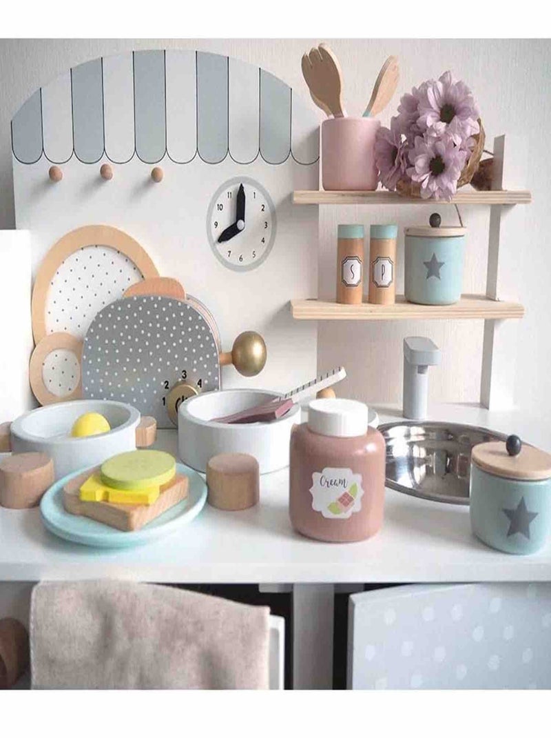 Jouet en bois - dinette - Petit déjeuner JaBaDaBaDo Multicolore - Kiabi