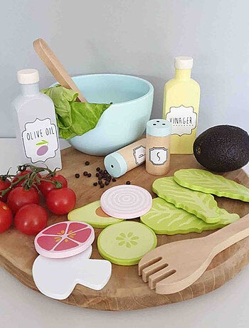 Jouet en bois - dinette - Salade JaBaDaBaDo
