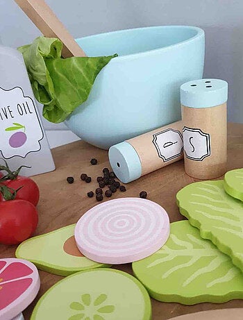 Jouet en bois - dinette - Salade JaBaDaBaDo