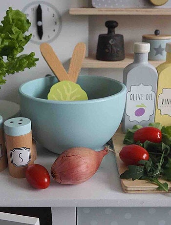 Jouet en bois - dinette - Salade JaBaDaBaDo
