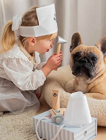 Jouet en bois - Mallette Vétérinaire JaBaDaBaDo