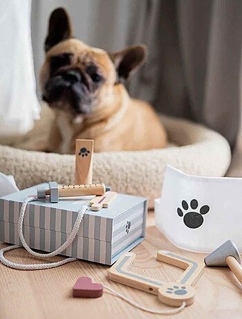 Jouet en bois - Mallette Vétérinaire JaBaDaBaDo