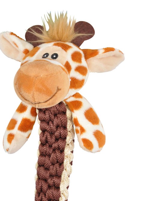 Jouet en peluche girafe feroce pour chien - Kiabi