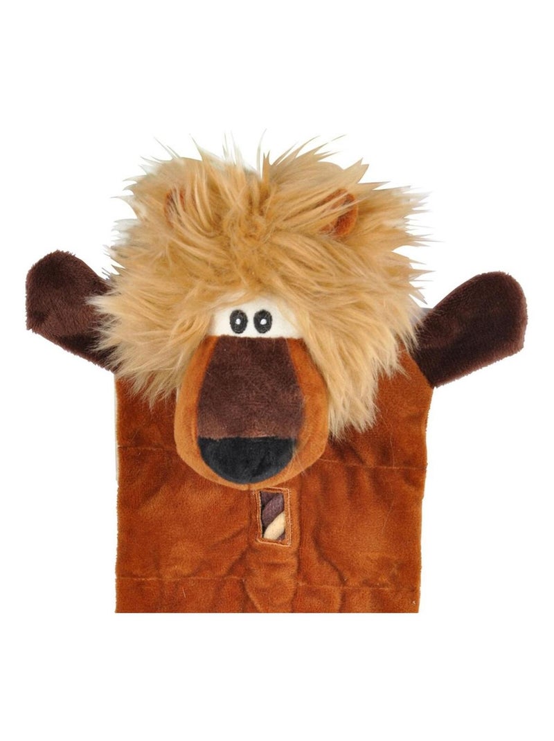 Jouet en peluche Lion pour chien Marron - Kiabi