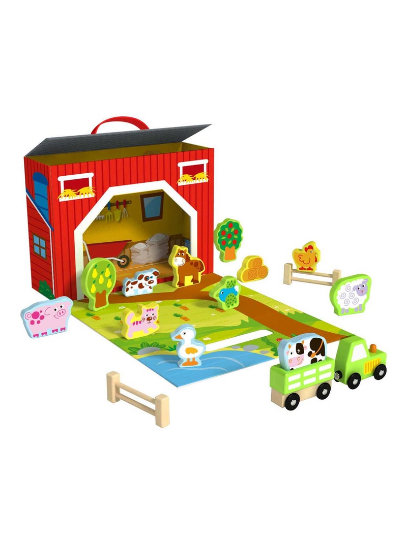Jouet Enfant - Coffret En Bois - Ferme N/A - Kiabi