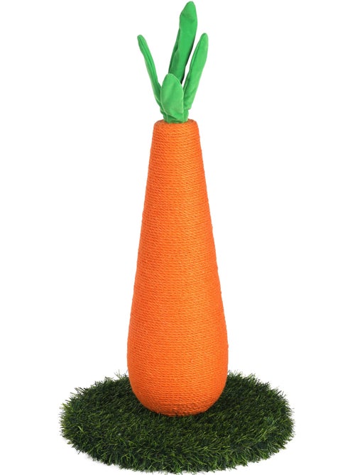Jouet griffoir Wuttel carotte Arbre a griffer pour chat 69cm - Kiabi