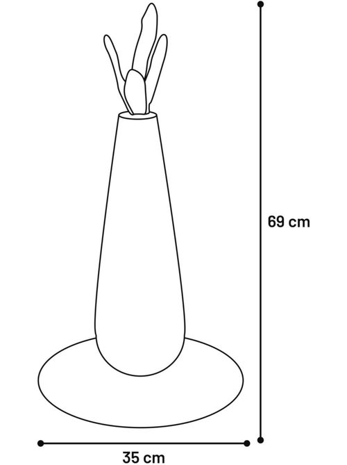 Jouet griffoir Wuttel carotte Arbre a griffer pour chat 69cm - Kiabi