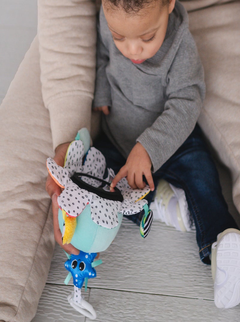 Jouet musical pour poussette Sam La Pieuvre Bleu - Kiabi