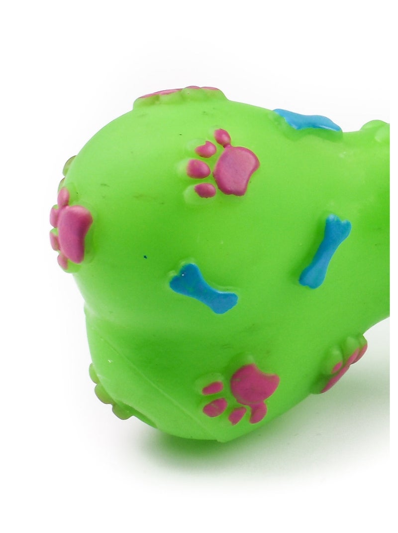 Jouet os fantaisie en vinyle pour chien - AFIBEL Vert - Kiabi
