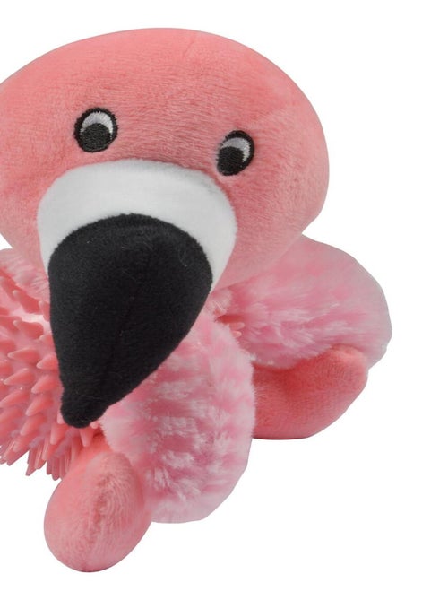 Jouet peluche balle sonore Flamant rose pour chien - Kiabi