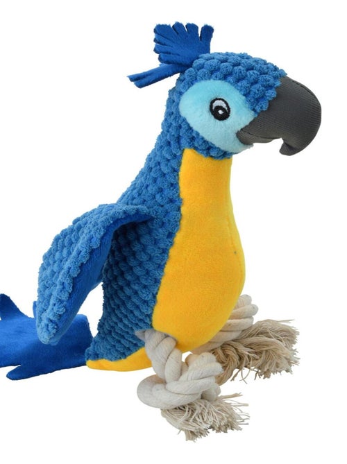 Jouet peluche Carlos le perroquet corde pour chien - Kiabi