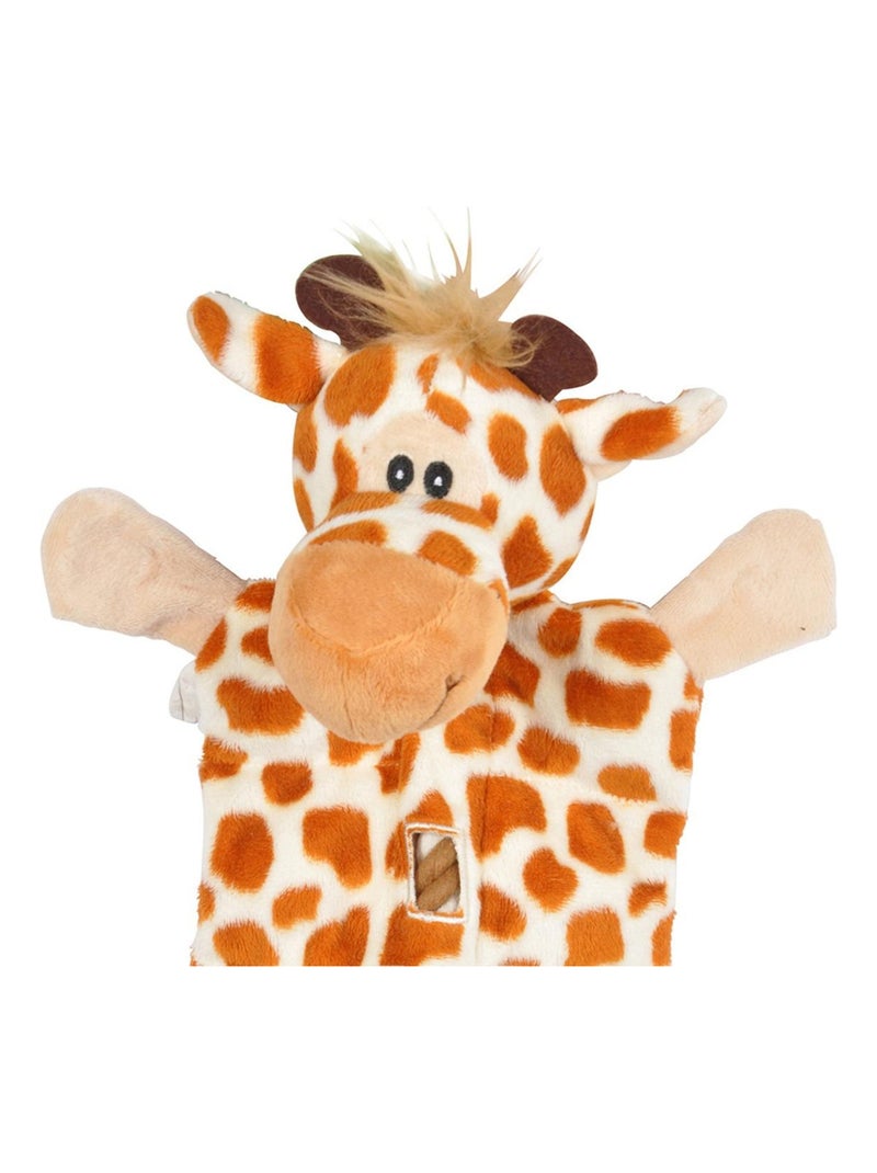 Jouet peluche Girafe et corde pour chien Marron - Kiabi