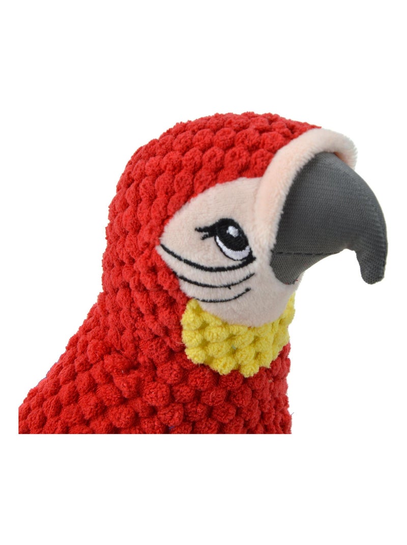 Jouet peluche Mateo le perroquet corde pour chien Rouge - Kiabi