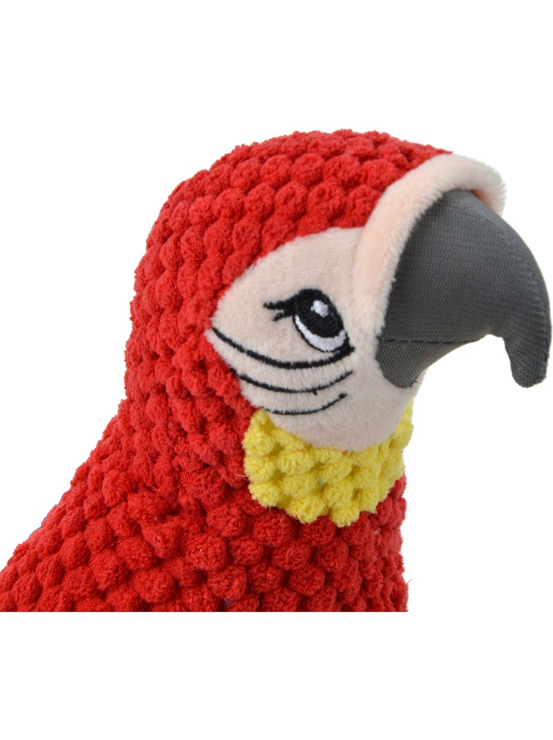 Jouet peluche Mateo le perroquet corde pour chien Rouge - Kiabi