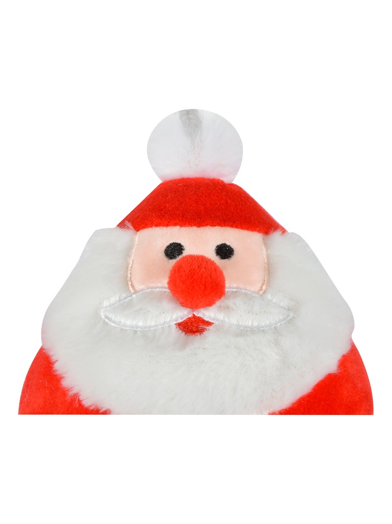 Jouet peluche Pere Noel et corde pour chien Rouge - Kiabi